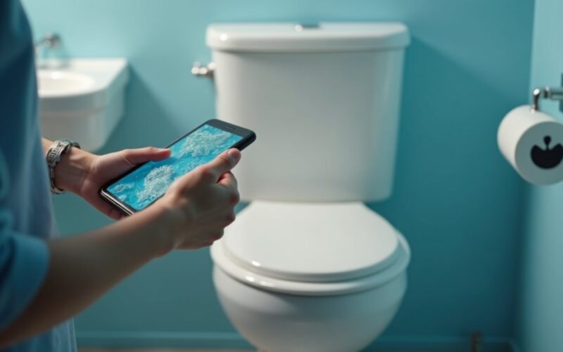 risky bathroom hygiene habit