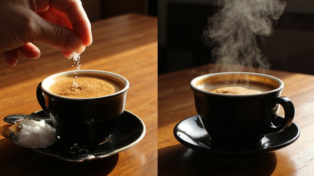 salt enhances coffee flavor