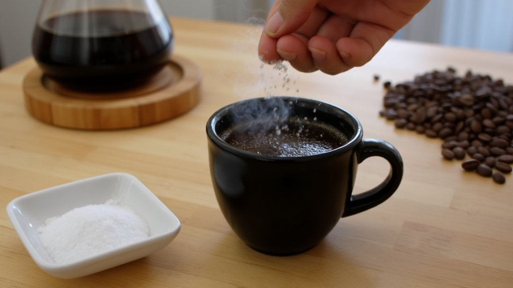 salt enhances coffee flavor
