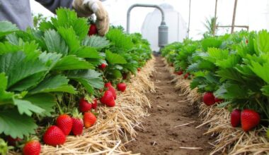 shaded strawberry gardening trick succeeds