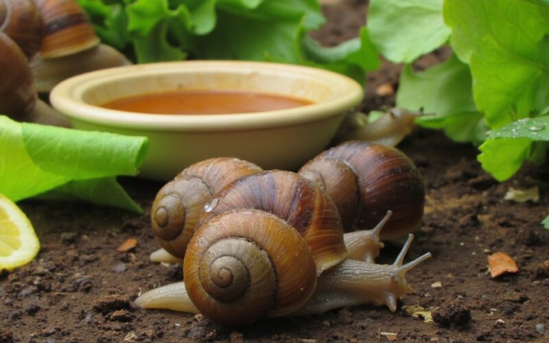 snail garden arrival without intervention