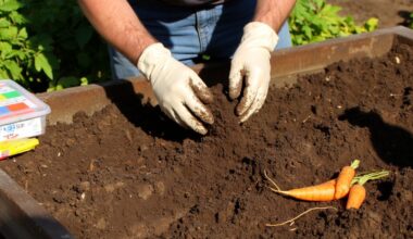 soil management for carrots