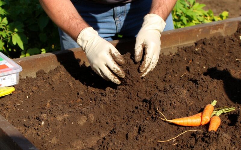 soil management for carrots