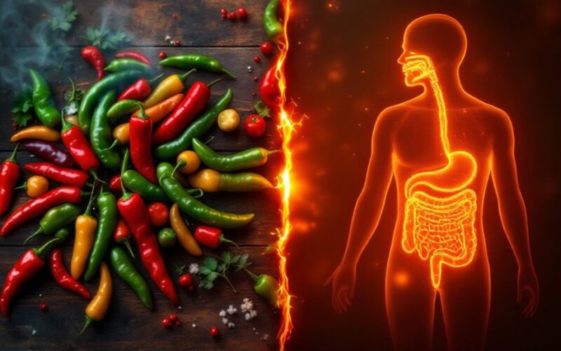 spicy food impacts digestion