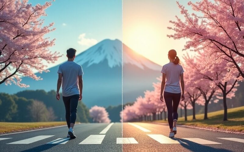 steps vs walking duration