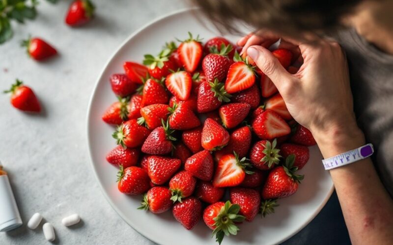 strawberries may pose risks