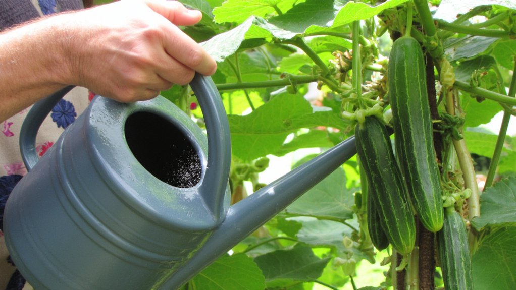 sugar enhances cucumber growth