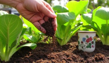 sustainable gardening with coffee grounds
