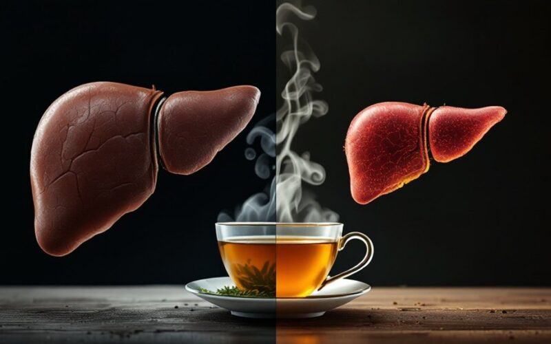 tea promotes liver regeneration