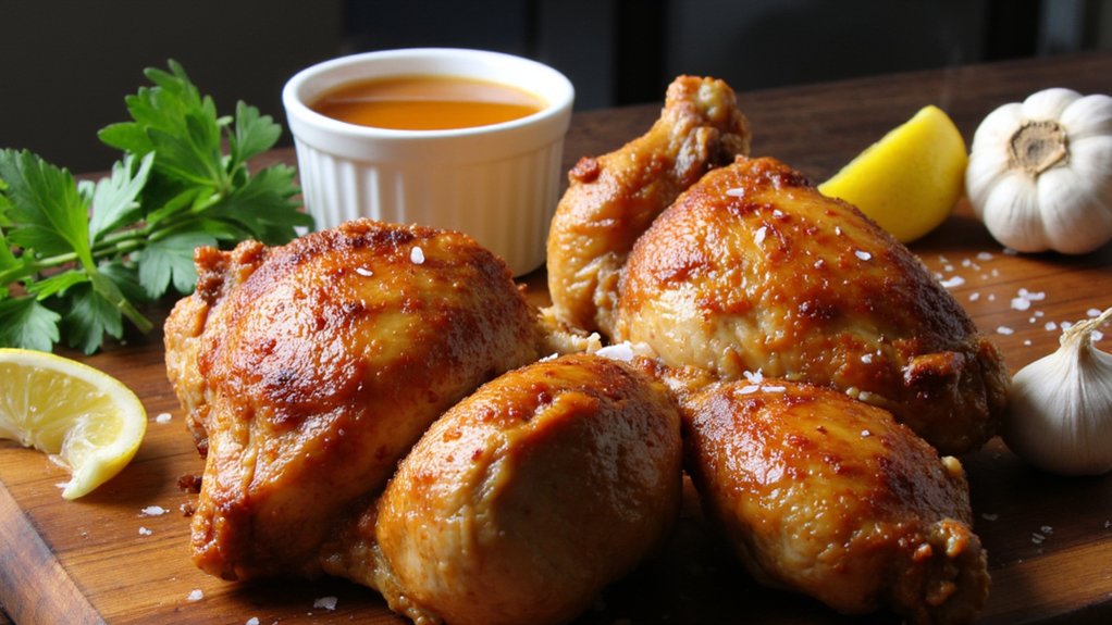 tender chicken with marinade