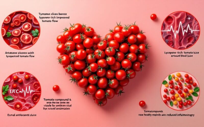 tomatoes promote heart health
