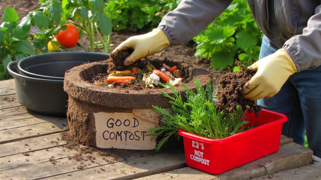 weed seeds contaminate composted materials
