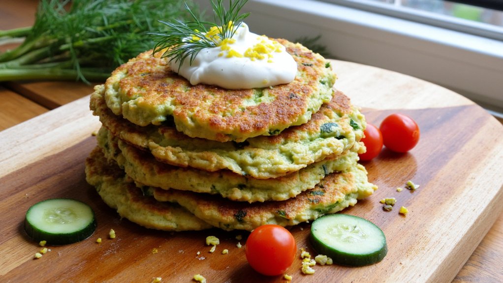 zucchini pancakes for summer