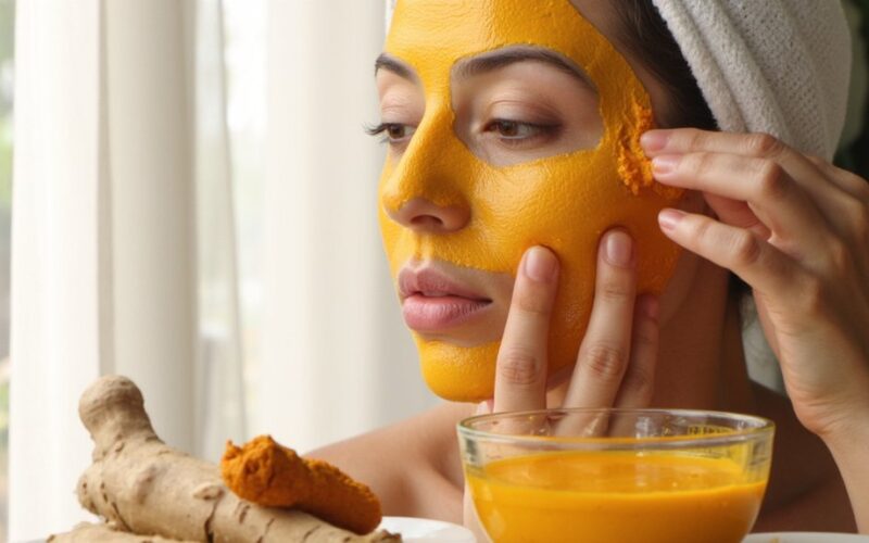 anti wrinkle facial turmeric treatment