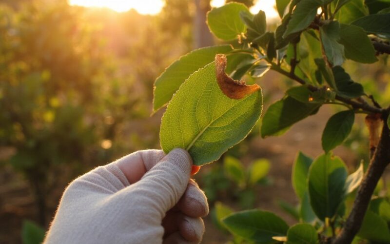 apple leaf curling causes
