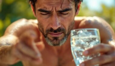 avoid icy drinks in heatwaves
