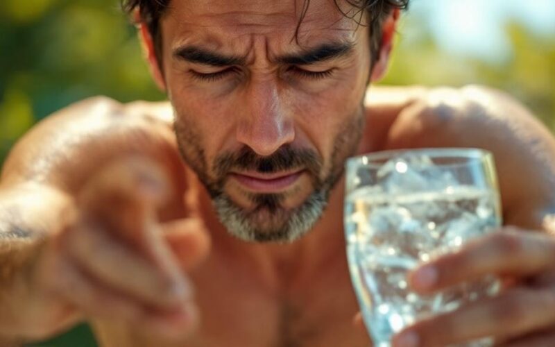 avoid icy drinks in heatwaves