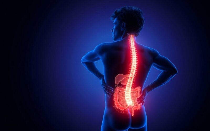 back pain intestinal problems