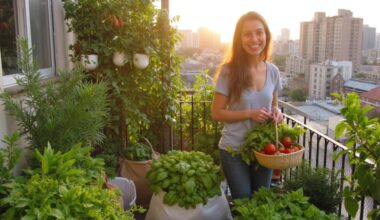 balcony vegetable gardening yield harvest