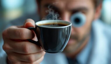 coffee induced eye damage