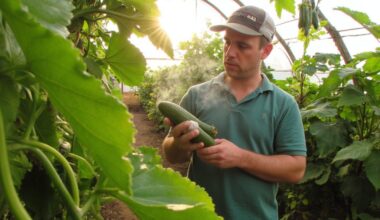 cucumbers halt growth in warmth