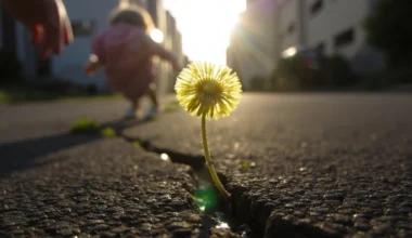 dandelions resilience defies hardened surfaces