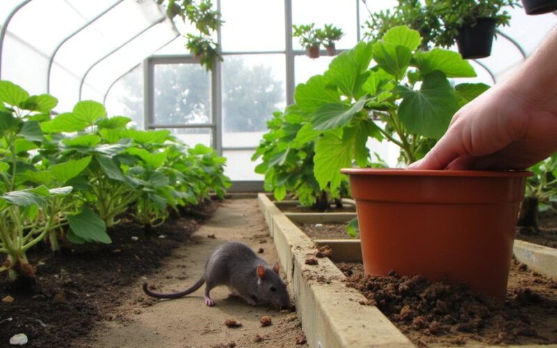 destructive greenhouse mouse infestations require prevention