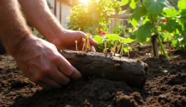 enhancing soil through buried wood