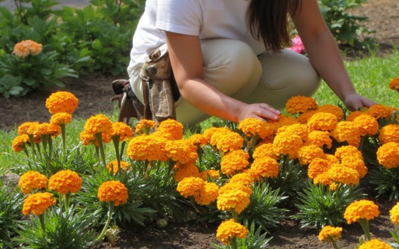 flowers naturally repel weeds effortlessly