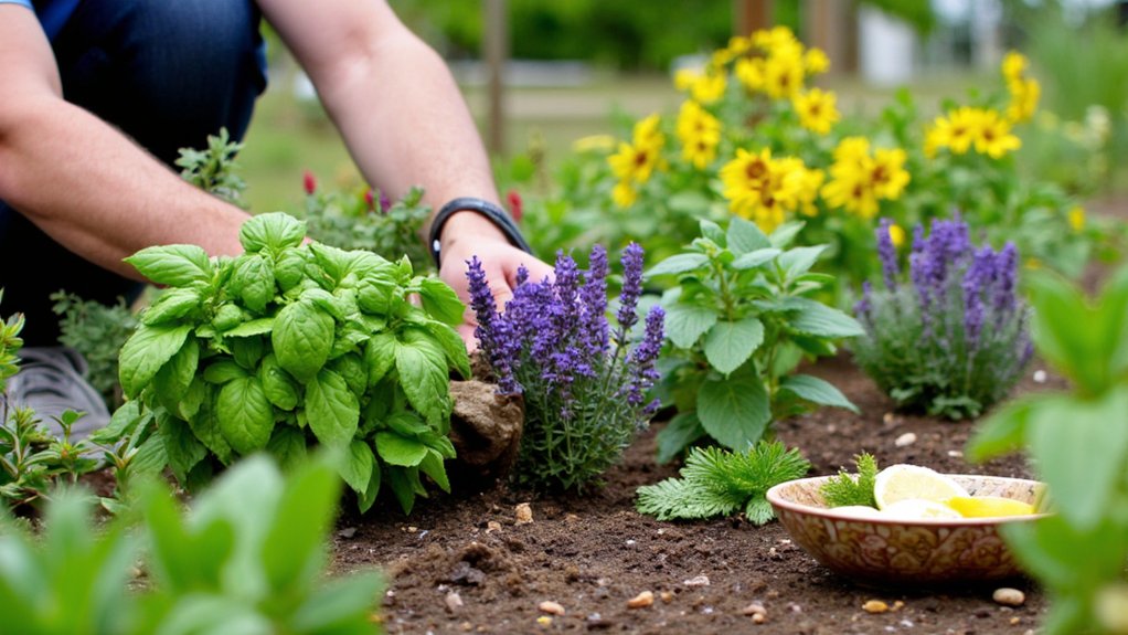 fly repelling garden environment management