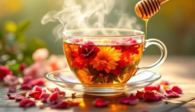heart healthy floral tea