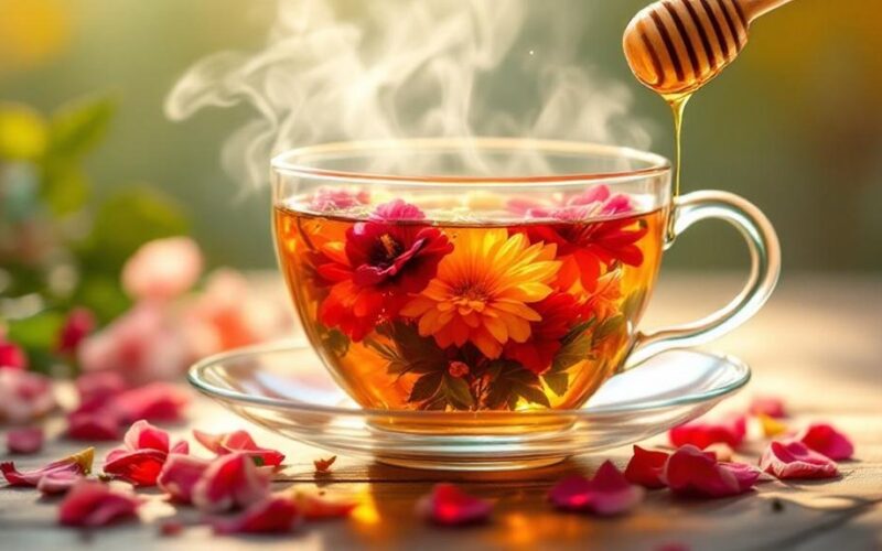 heart healthy floral tea