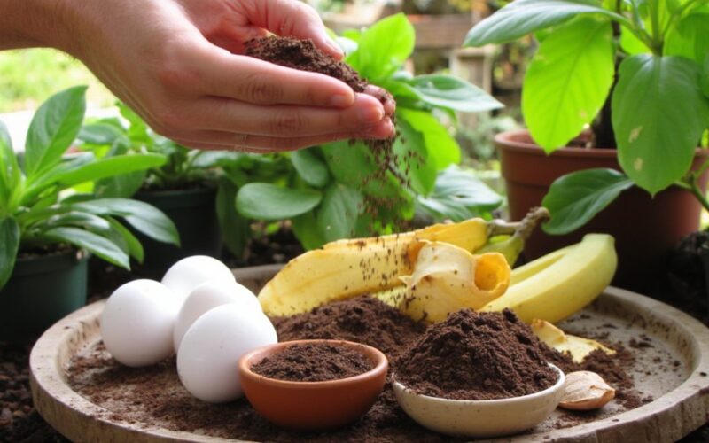 homemade kitchen ingredients fertilize inexpensively