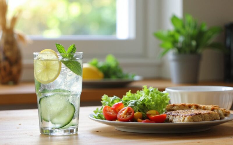 hydrate before eating to slim