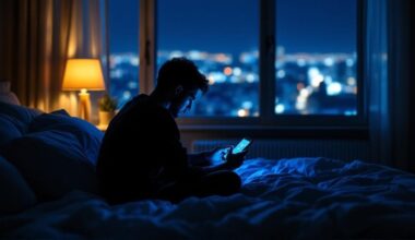 late bedtime increases depression