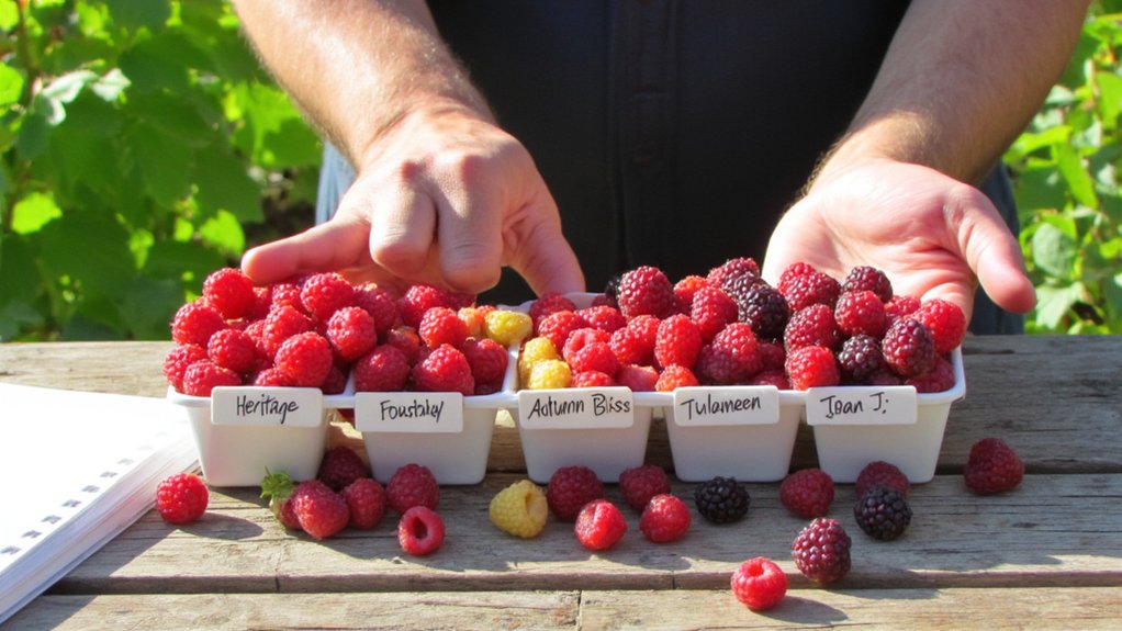 maximize raspberry yield through strategic varieties
