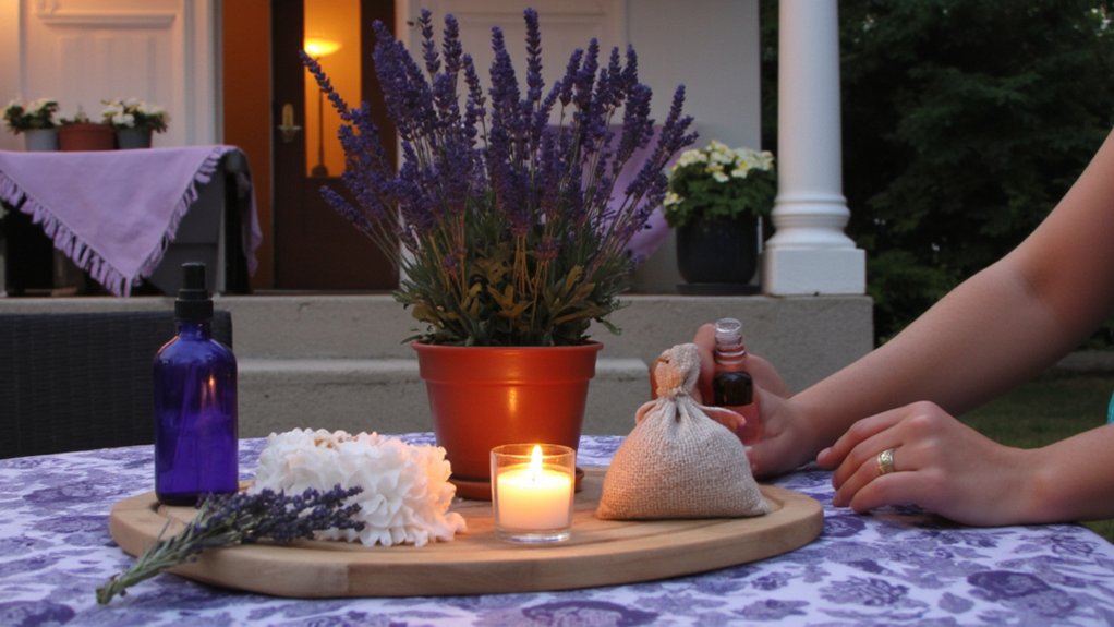 mosquito protection using lavender methods