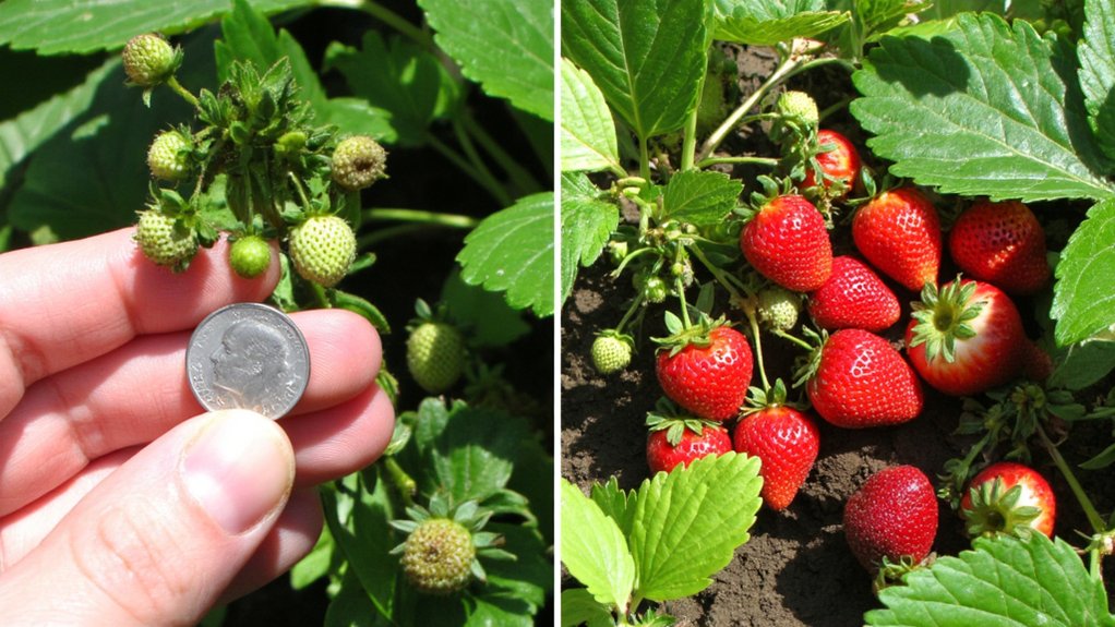 optimize strawberry plant spacing