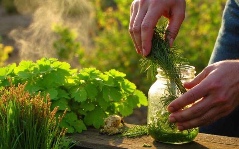 potent natural fungicidal herbal infusion