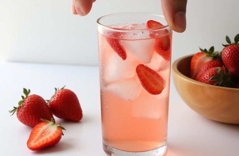 refreshing strawberry tea digestion aid