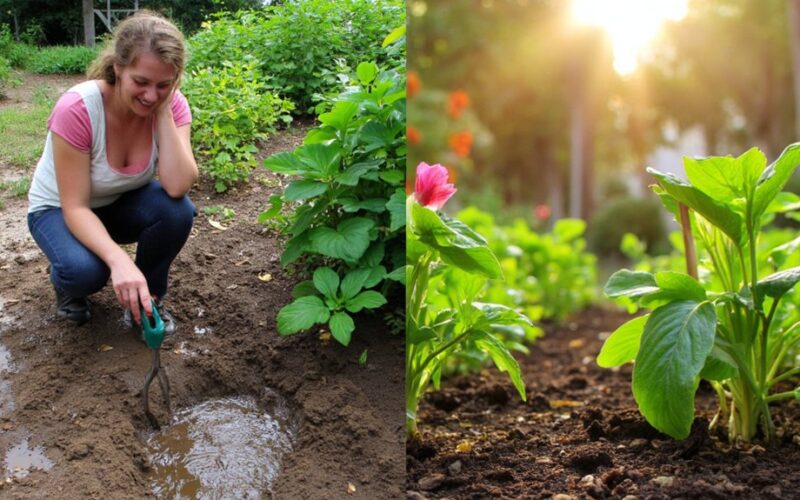 revitalizing muddy soil for growth
