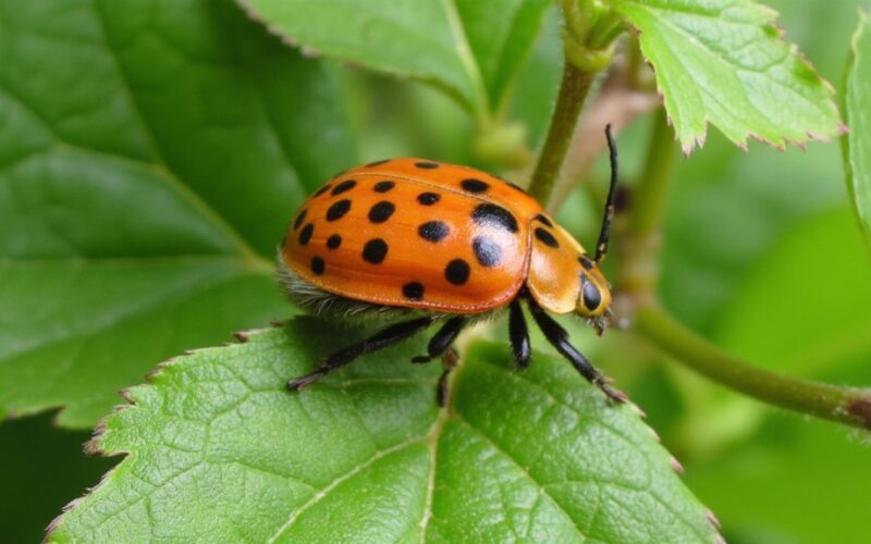 roses and currants threatened by beetles