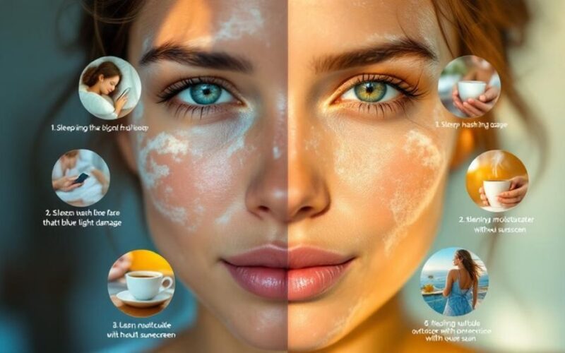 skin aging morning habits revealed