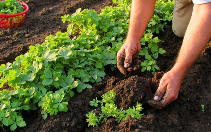 soil enriching plants after potatoes