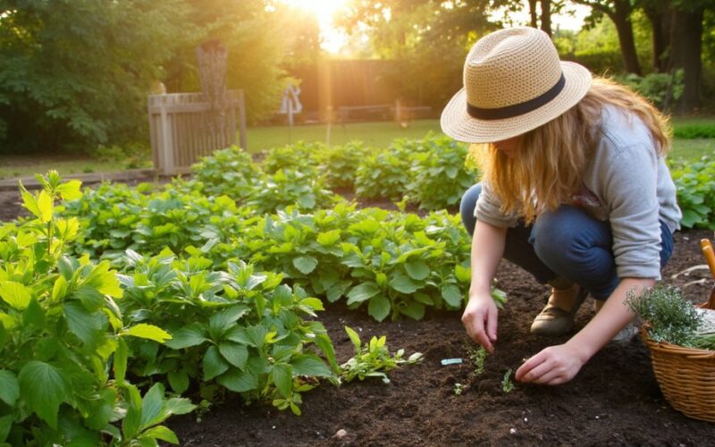 sow herbs for digestive aid