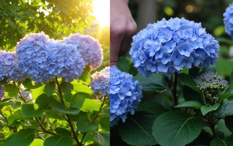 sun shade balance for hydrangea