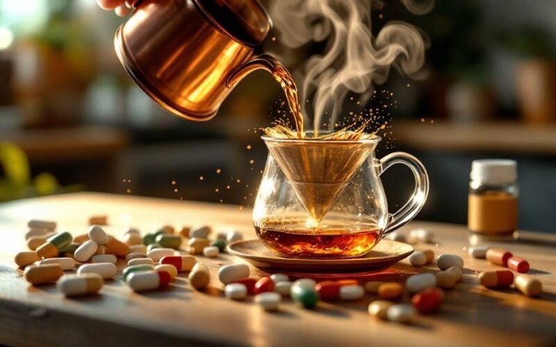 supplements incompatible with coffee