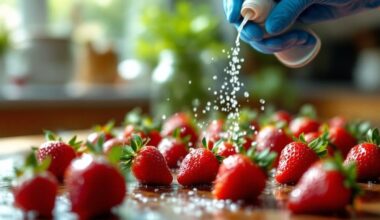 suspicious strawberry spraying detection technique