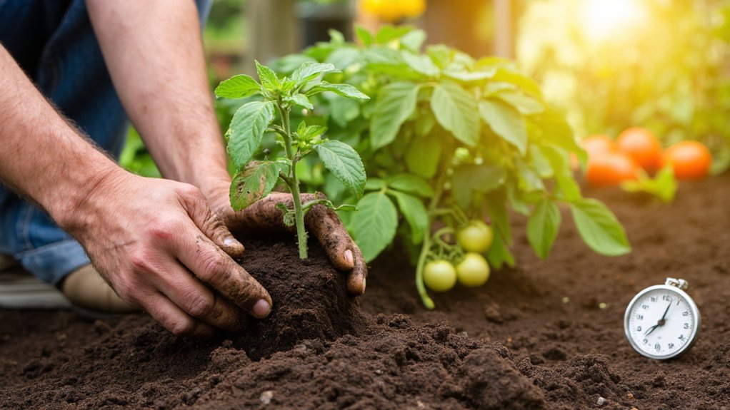 timing critical for tomato transplanting