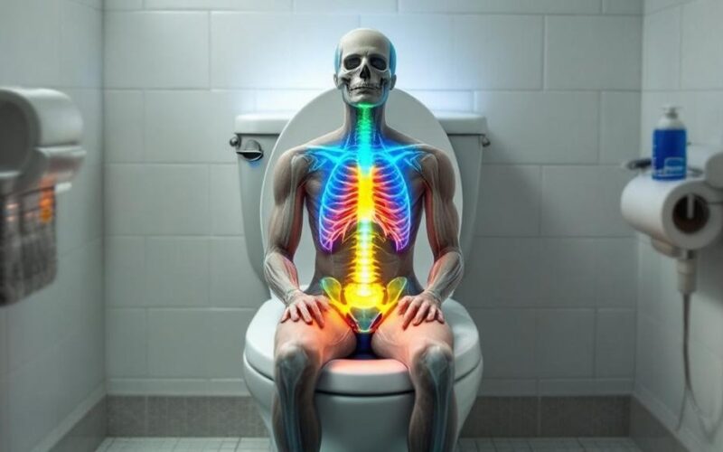 toilet posture potentially linked to cancer